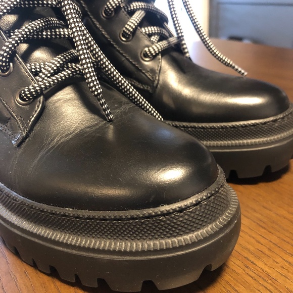 M. Gemi The Etta Leather Quilted Moto Boot - Picture 7 of 11